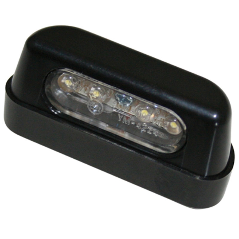 LED numura zīmes apgaismojums Highsider Smart Plate Black