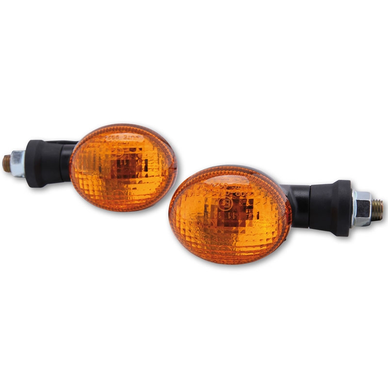 Highsider Smart Mini melni un oranži motocikla bākugunis