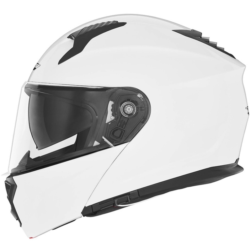 NOX N968 motociklu ķivere perlamutra balta