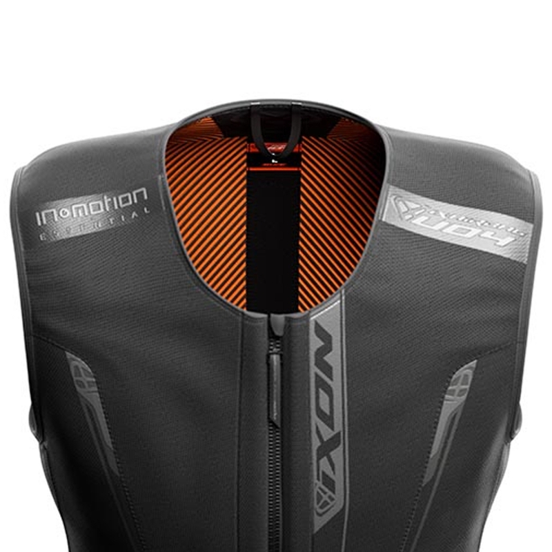 Gaisa spilvenu veste IXON IX-AIRBAG U04 melni pelēka