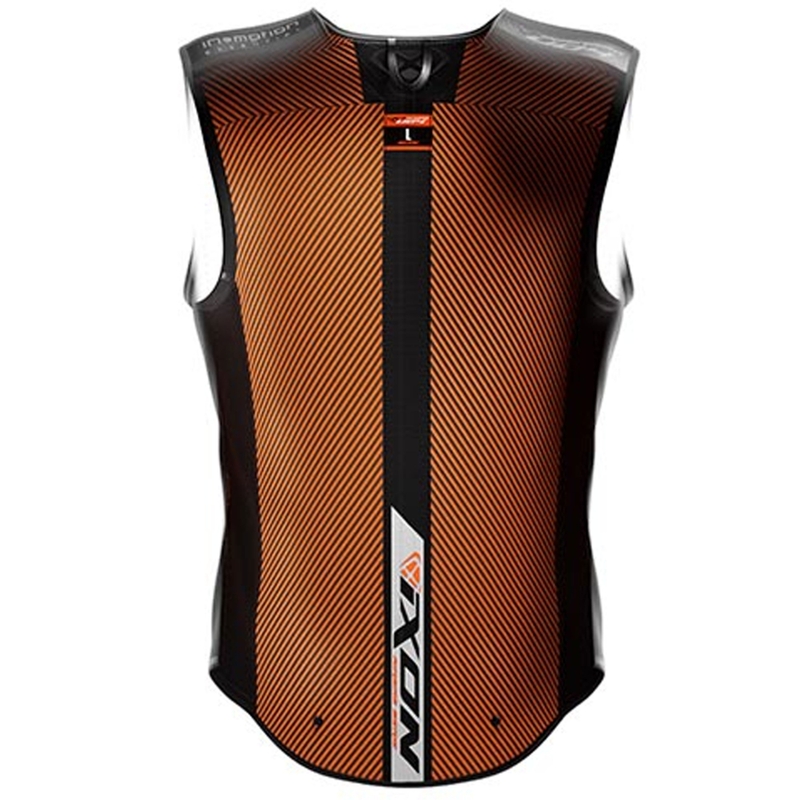 Gaisa spilvenu veste IXON IX-AIRBAG U04 melni pelēka