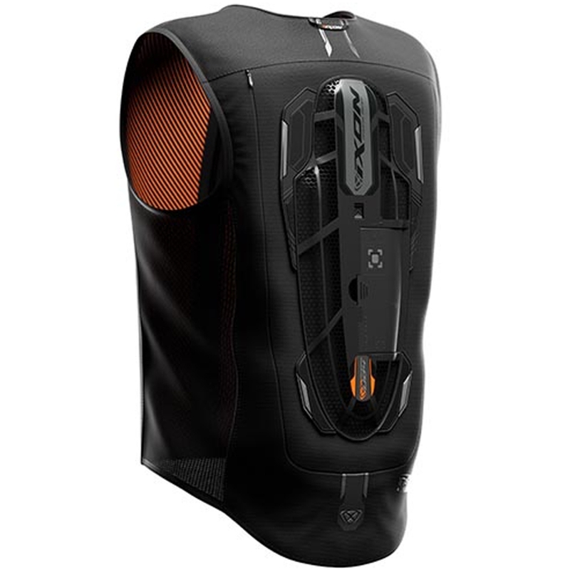 Gaisa spilvenu veste IXON IX-AIRBAG U04 melni pelēka