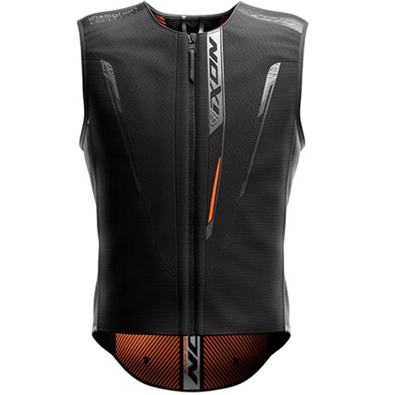 Gaisa spilvenu veste IXON IX-AIRBAG U04 melni pelēka
