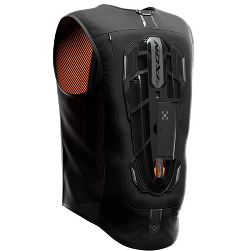 Gaisa spilvenu veste IXON IX-AIRBAG U04 melni pelēka