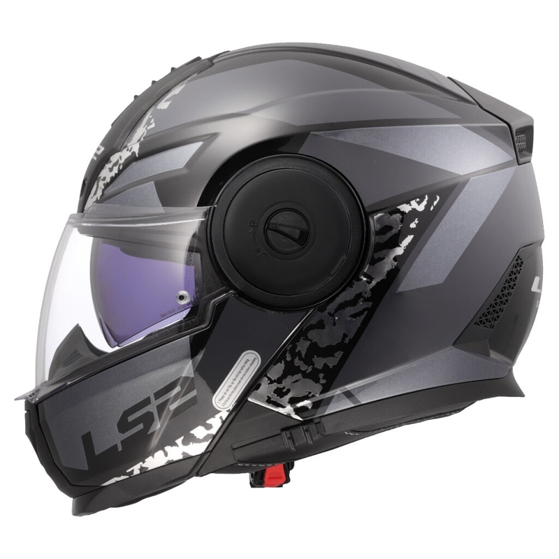 Flip-up motociklu ķivere LS2 FF902 Scope II Oxyd black-titanium