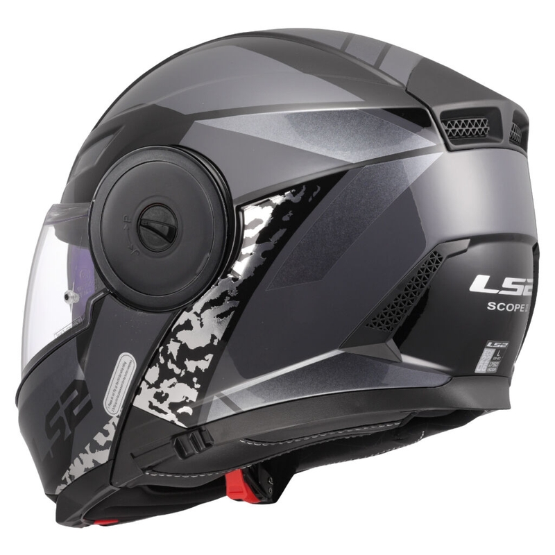 Flip-up motociklu ķivere LS2 FF902 Scope II Oxyd black-titanium