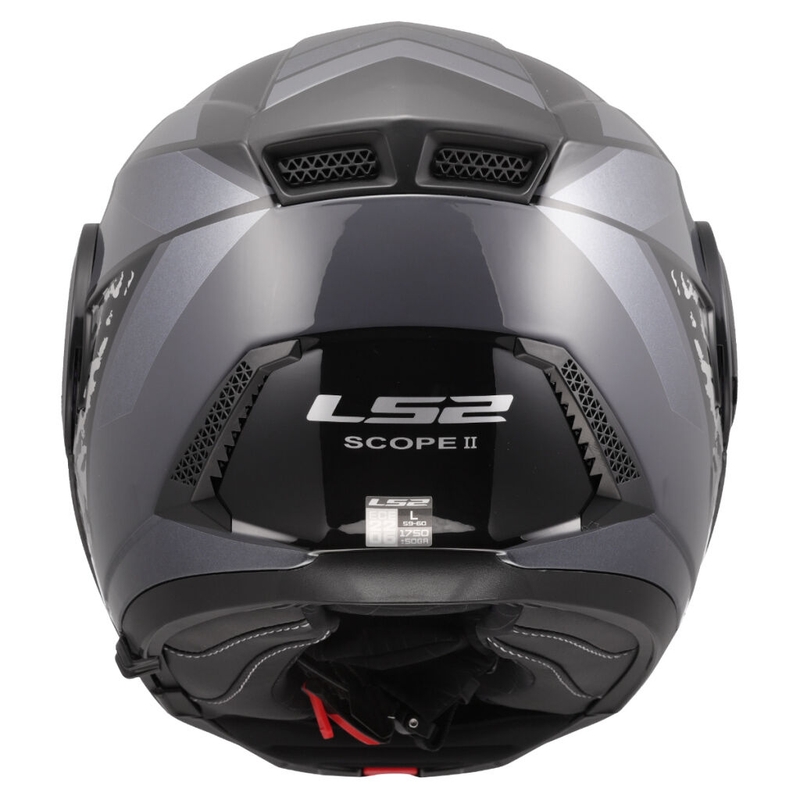 Flip-up motociklu ķivere LS2 FF902 Scope II Oxyd black-titanium