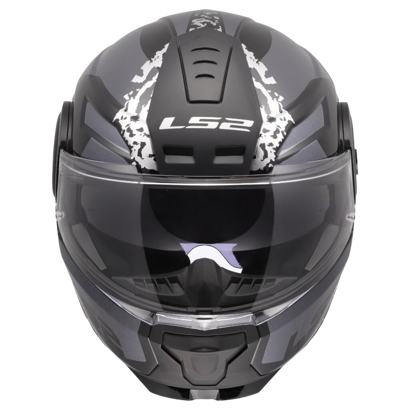 Flip-up motociklu ķivere LS2 FF902 Scope II Oxyd black-titanium