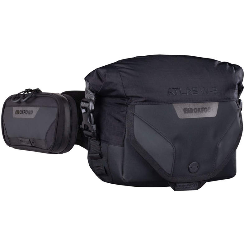 Oxford Atlas W-3 jostas soma ar papildu kabatu, melna, 3,8 l