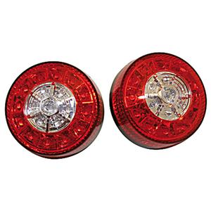 Aizmugurējais lukturis kvadraciklam Highsider Smart LED 3in1 melns-sarkans