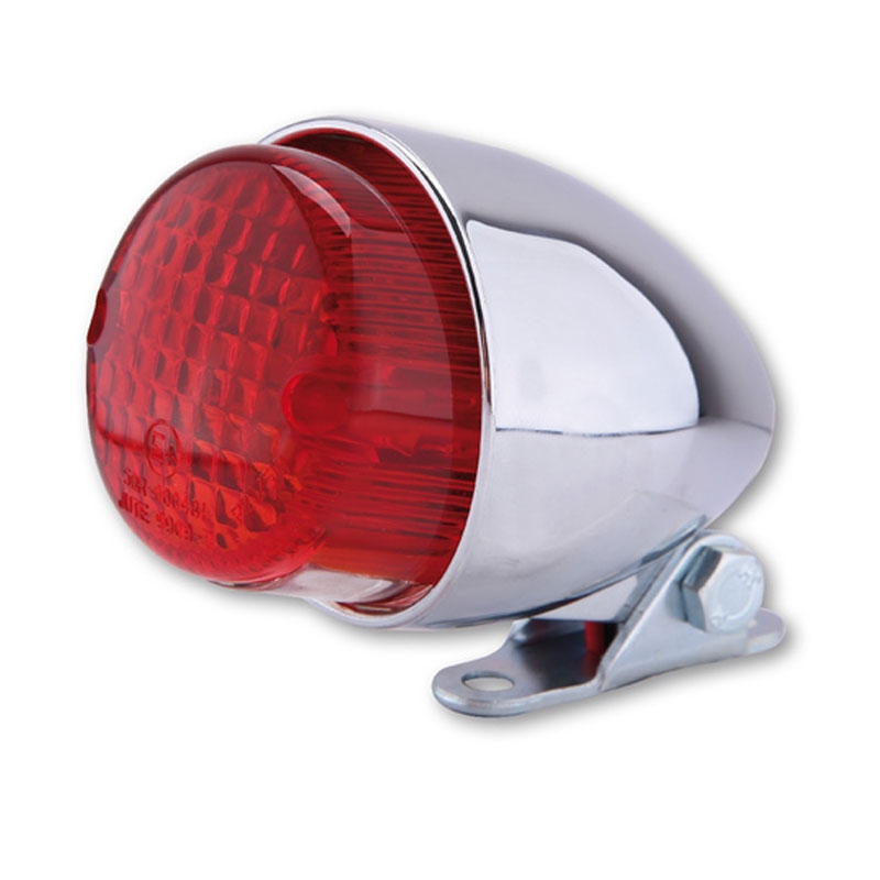 Aizmugurējais lukturis motociklam Highsider Smart Texas hroms