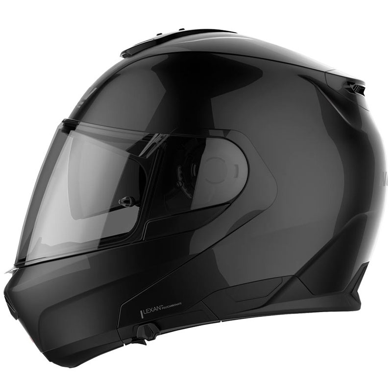 Nolan N100-6 Classic N-COM 3 melna atvāžamā motocikla ķivere
