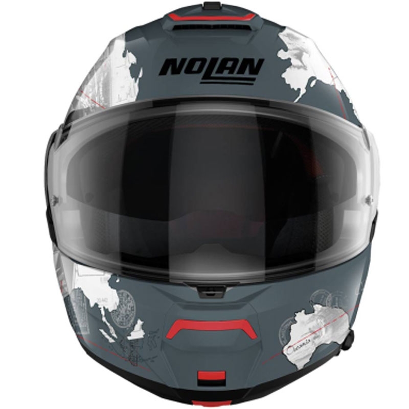 Flip-up motociklu ķivere Nolan N100-6 Legend Checa N-COM 3