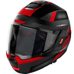 Nolan N120-1 Subway N-COM 22 melns-arkans flip-up motocikla ķivere