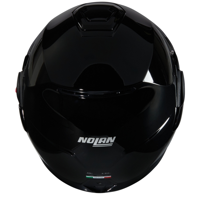 Atverama motocikla ķivere Nolan N120-1 Classico N-COM 301 melna
