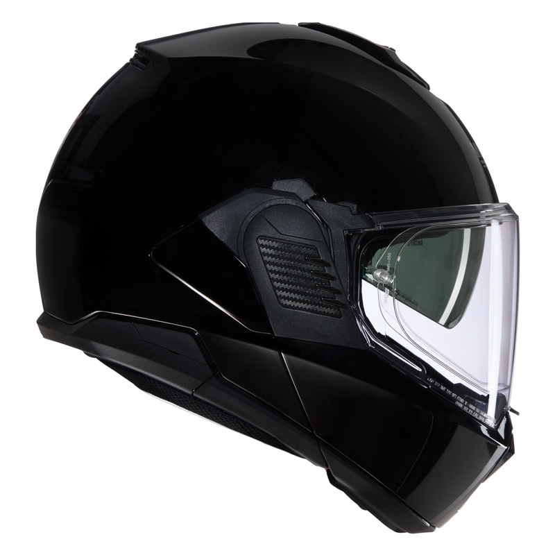Atverama motocikla ķivere Nolan N120-1 Classico N-COM 301 melna