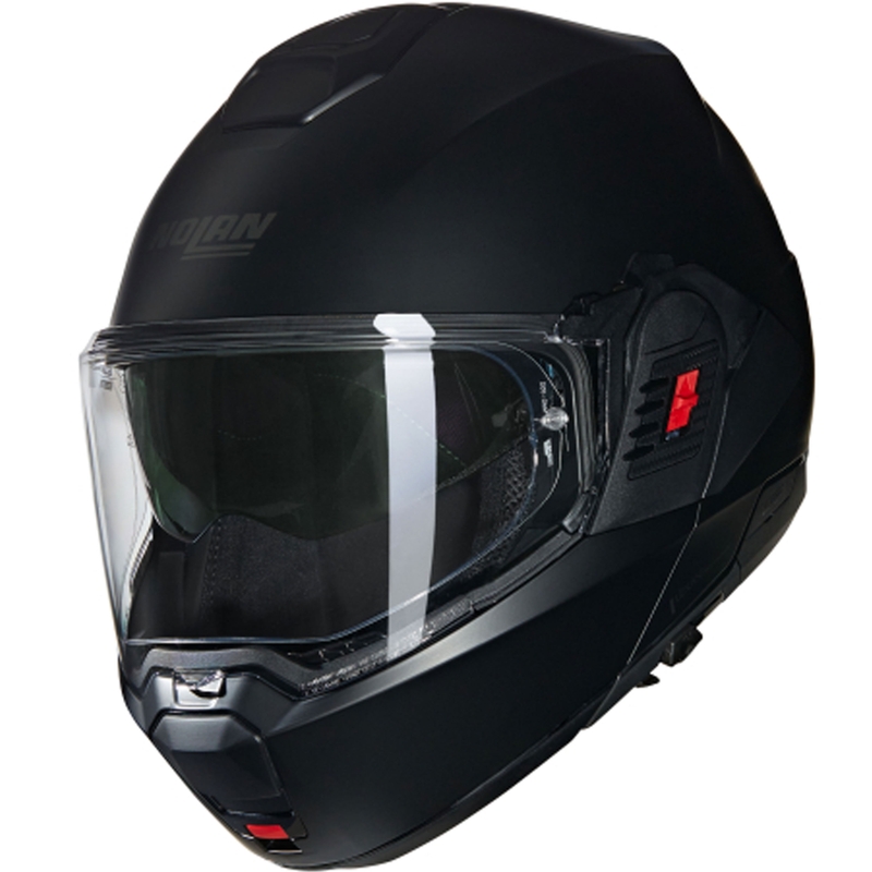 Nolan N100-6 Classico N-COM 302 moto ķivere matēti melna