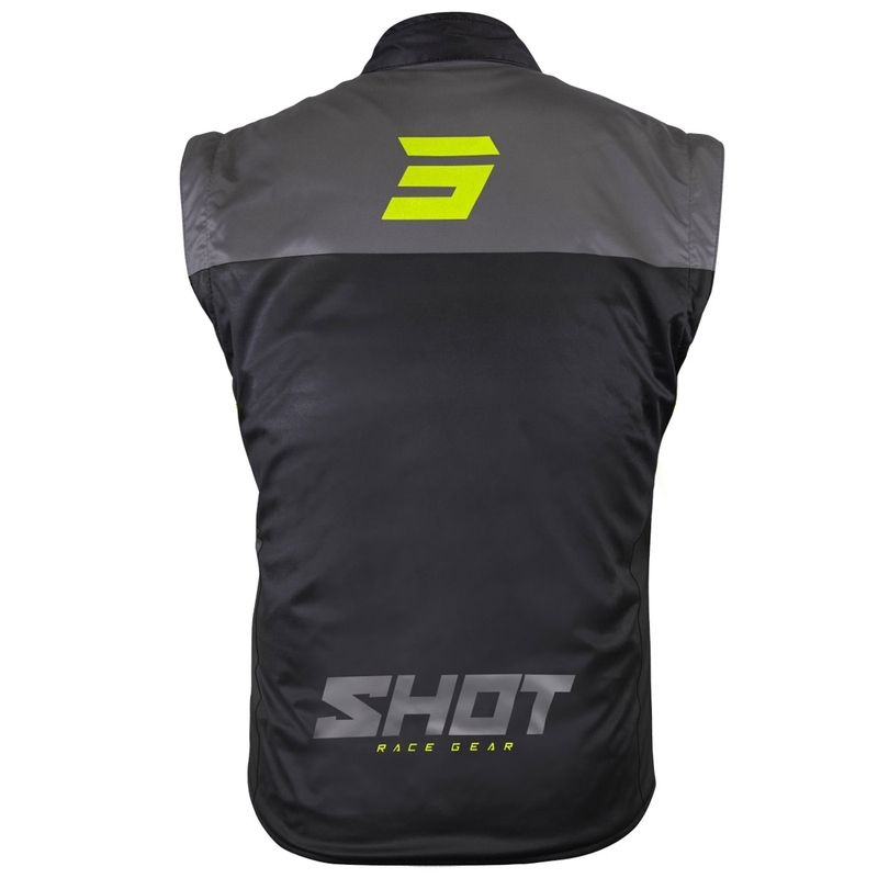 Motocikla veste Shot Bodywarmer Lite black-fluo yellow