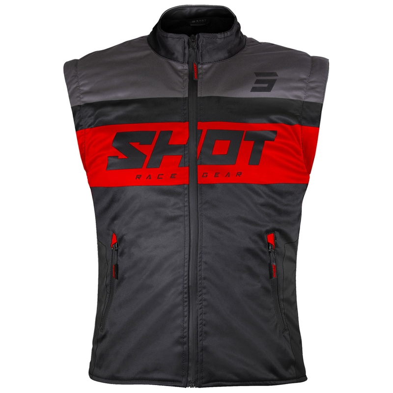 Motocikla veste Shot Bodywarmer Lite melns-arkans