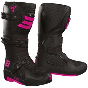 Shot Race 4 Black-Fluo Pink Motociklu zābaki