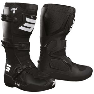 Shot Race 4 Melni motociklu zābaki