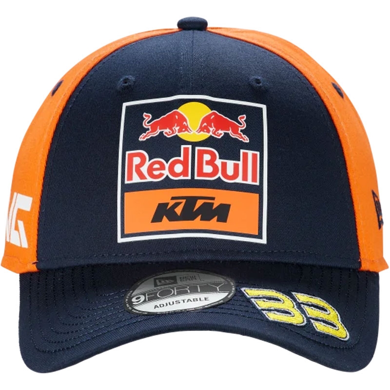 Komandas cepure KTM Red Bull Racing - Brad Binder tumši zili oranžā krāsā