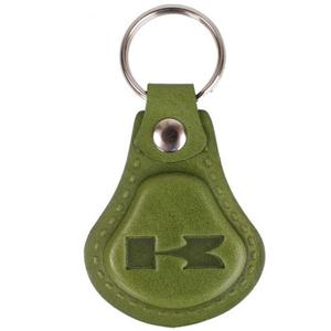 Ādas atslēgu piekariņš Kawasaki green