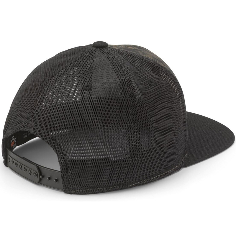 KTM Camo Trucker cepure melna-kamzo zaļa