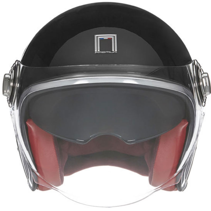 Atvērtā moto ķivere NOX PREMIUM Heritage melna