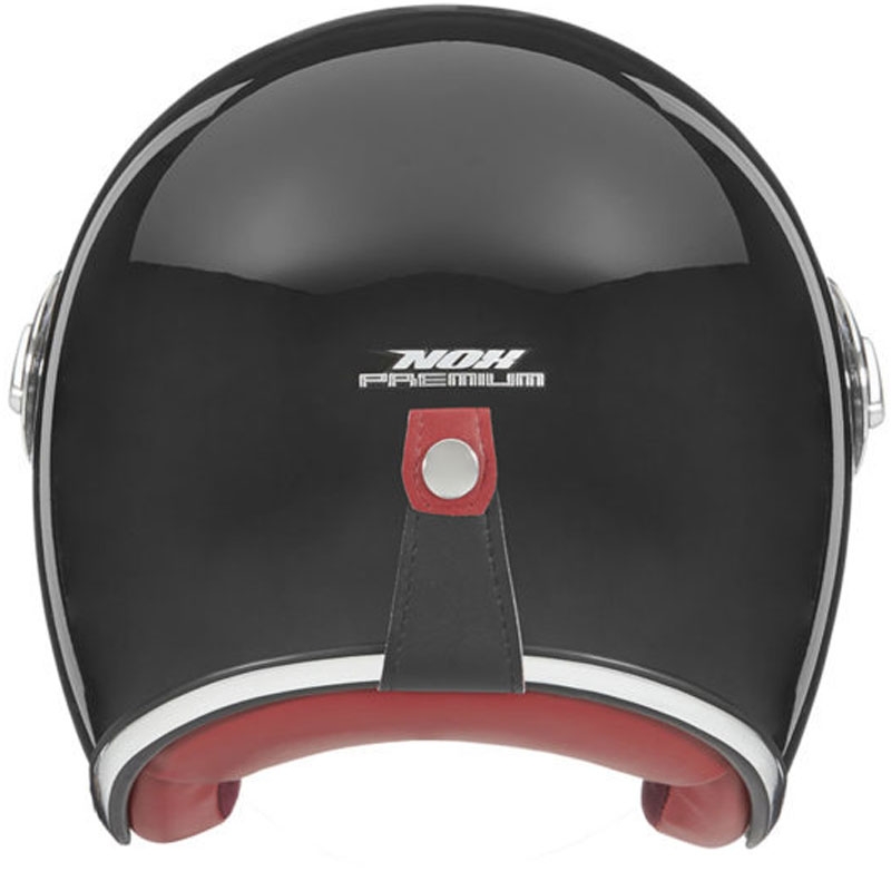 Atvērtā moto ķivere NOX PREMIUM Heritage melna
