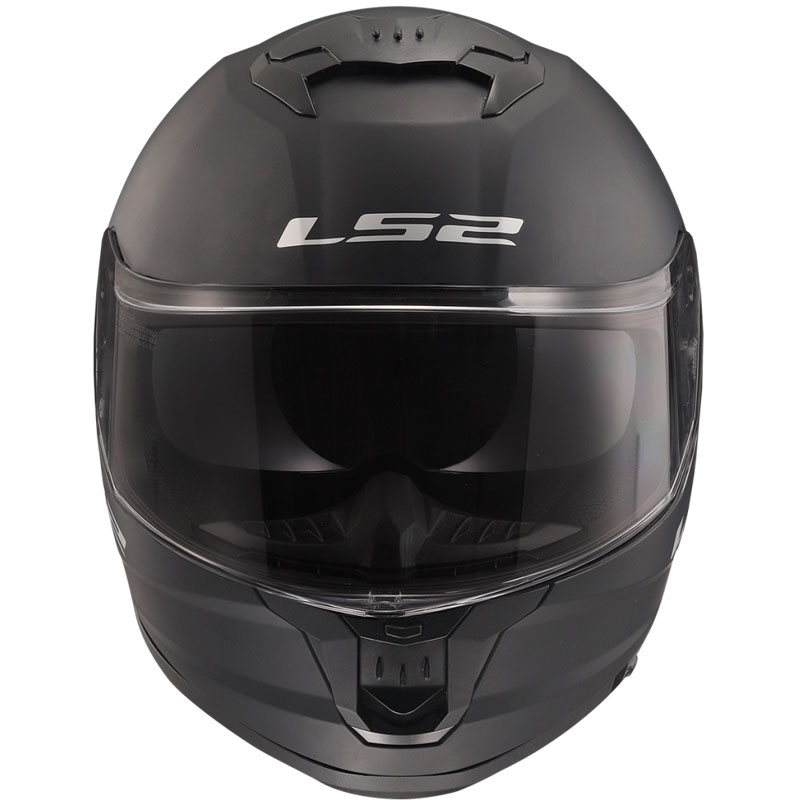 LS2 FF808 Stream II integrālā moto ķivere melna matēta