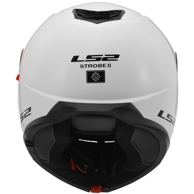 Flip-up ķivere LS2 FF908 Strobe II balta spīdīga