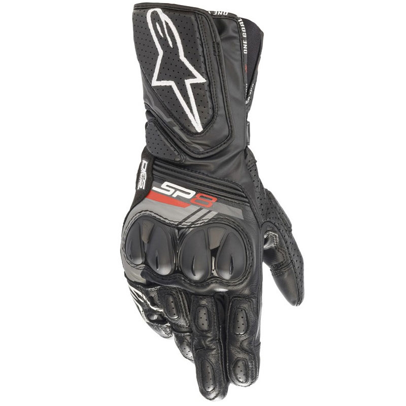 Alpinestars SP-8 motocikla cimdi melni