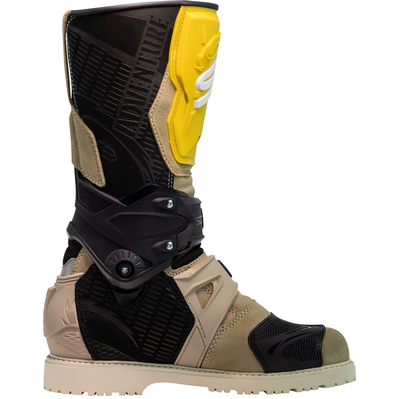 SiDi Adventure Gore-Tex 2 motocikla zābaki smilšaini okera krāsā