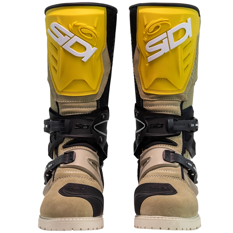 SiDi Adventure Gore-Tex 2 motocikla zābaki smilšaini okera krāsā