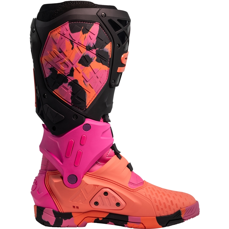 SiDi Crossair X Messy coral motociklu zābaki