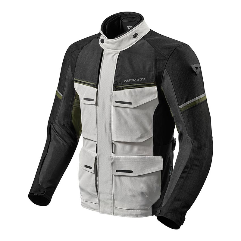 Revit Outback 3 motocikla jaka sudraba-zaļa izpārdošana