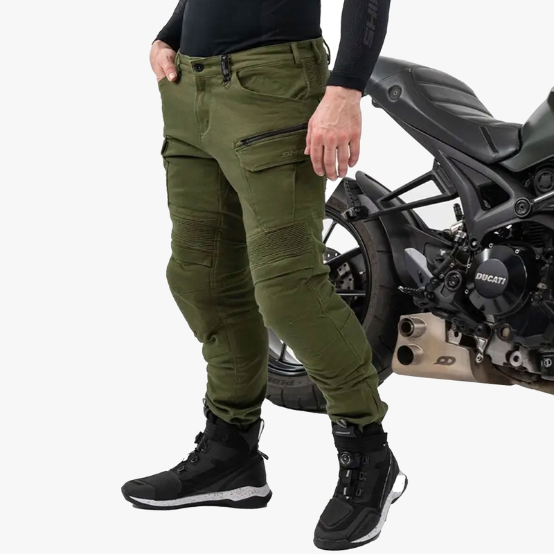 Shima Giro 3.0 motocikla bikses haki krāsā