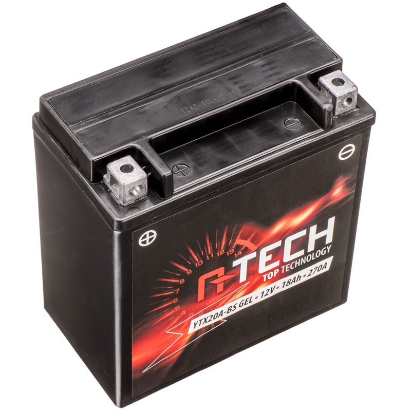 Gēla akumulators A-TECH 12V, YTX20A-BS GEL, 18Ah, 270A, bez apkopes