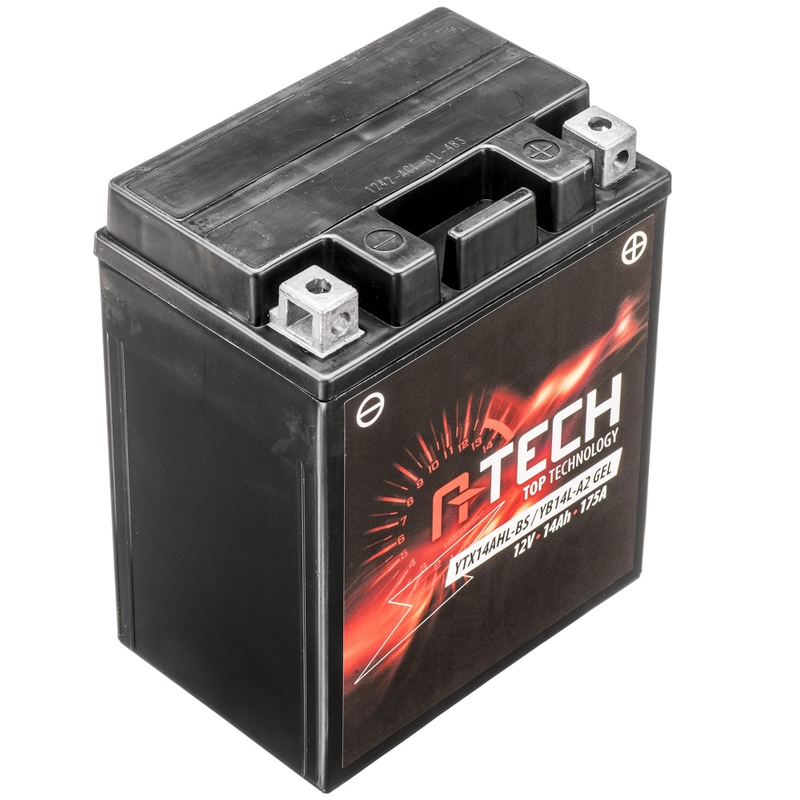 Gēla akumulators A-TECH 12V, YTX14AHL-BS/YB14L-A2, 14Ah, 175A, bez apkopes