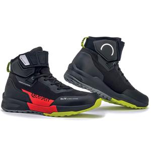 Eleveit STRATOS E-Dry melni un sarkani motocikla zābaki