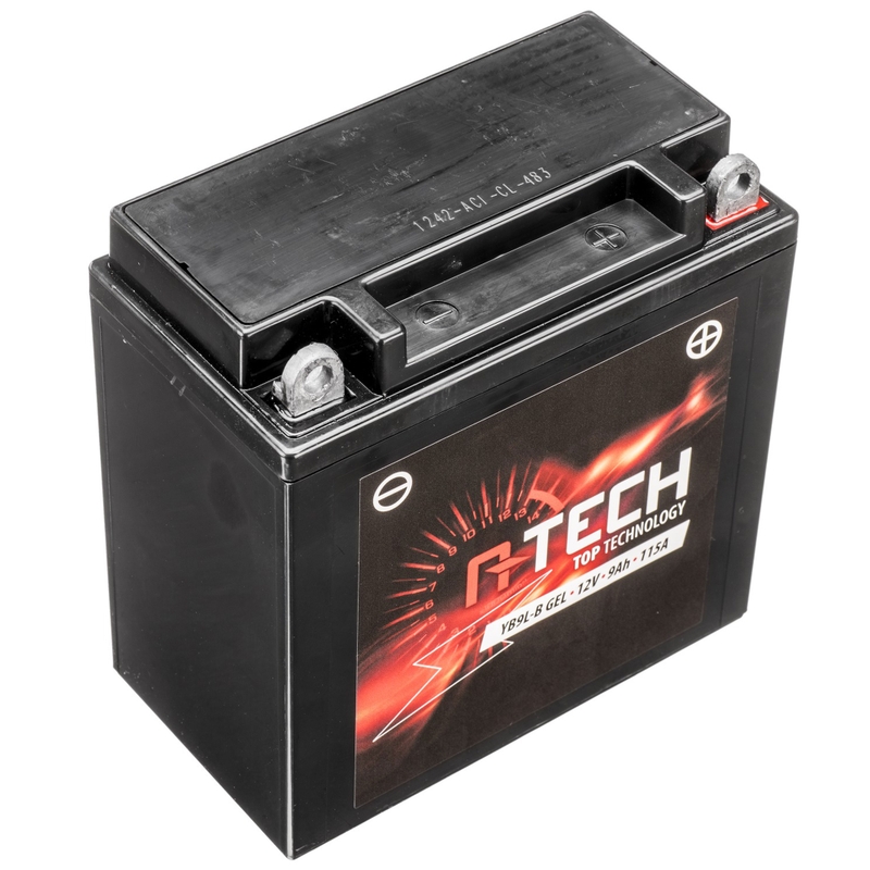 Gēla akumulators A-TECH 12V, YB9L-B, 9Ah, 115A, bez apkopes