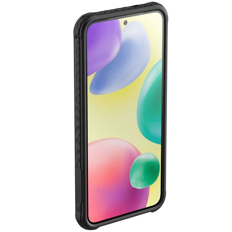 Aizsargvāciņš Interphone QUIKLOX Tetraforce priekš Samsung Galaxy S25 melns