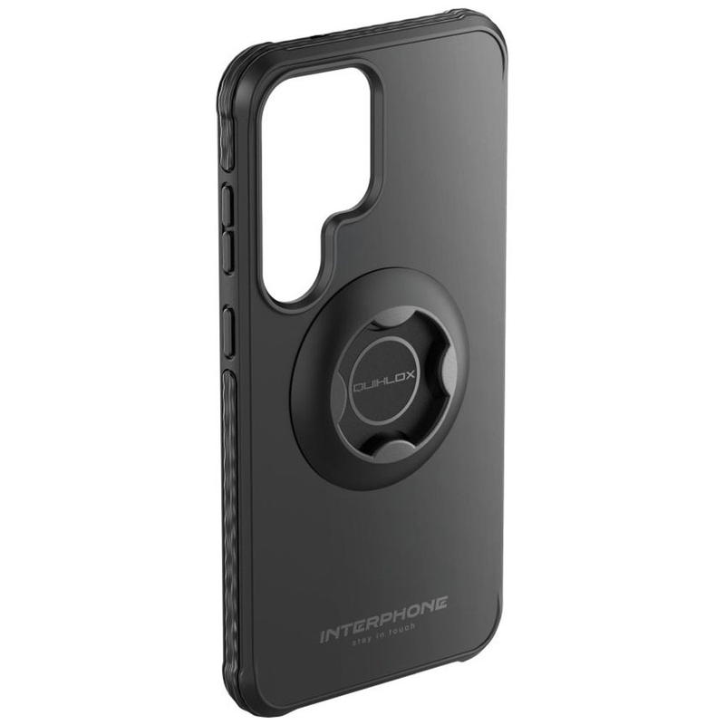 Aizsargvāciņš Interphone QUIKLOX Tetraforce priekš Samsung Galaxy S25 Ultra melns