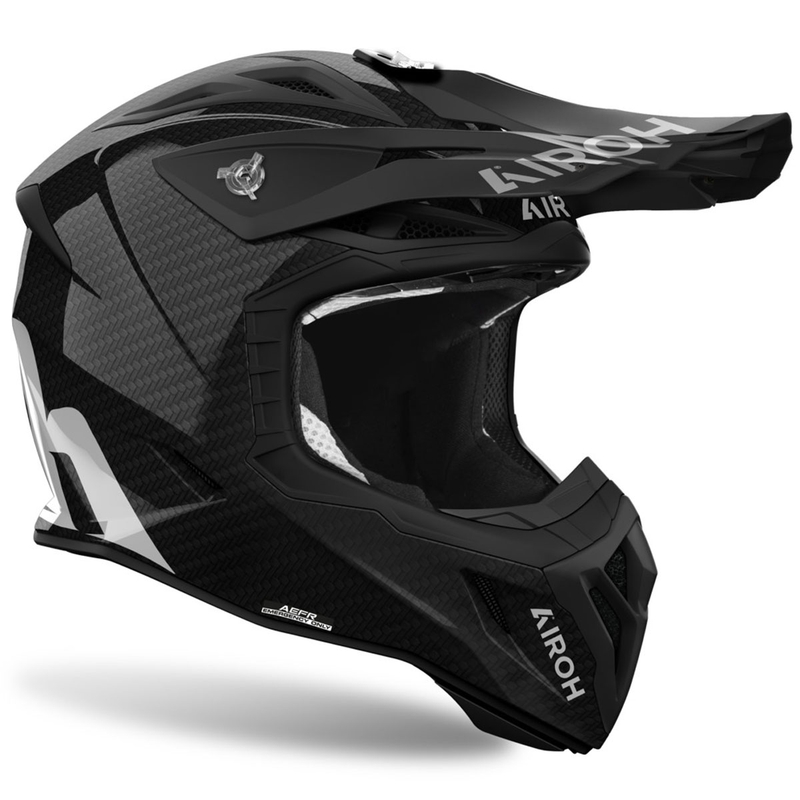 Motokrosa ķivere Airoh Aviator ACE 2 Carbon melna spīdīga