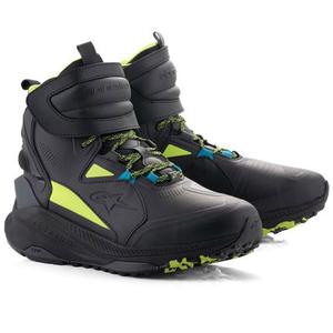 Alpinestars Speedstreet Black Lime Blue Motociklu zābaki