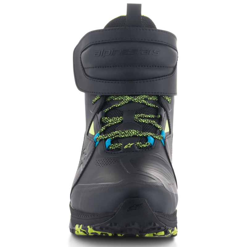 Alpinestars Speedstreet Black Lime Blue Motociklu zābaki