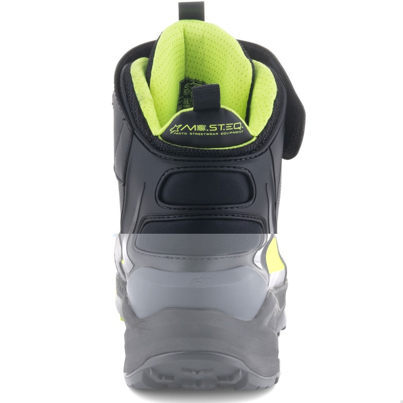 Alpinestars Speedstreet Black Lime Blue Motociklu zābaki