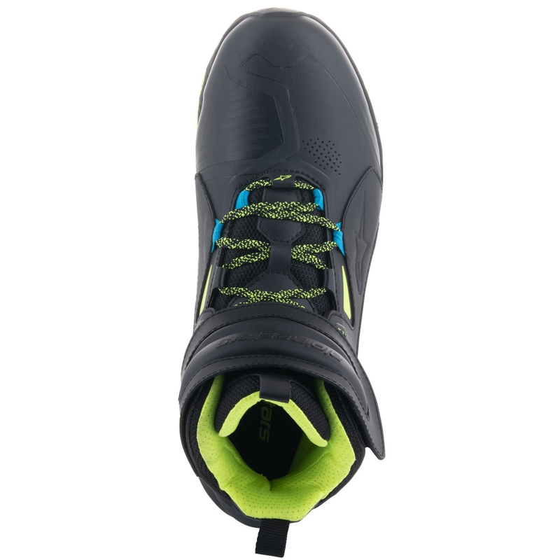 Alpinestars Speedstreet Black Lime Blue Motociklu zābaki