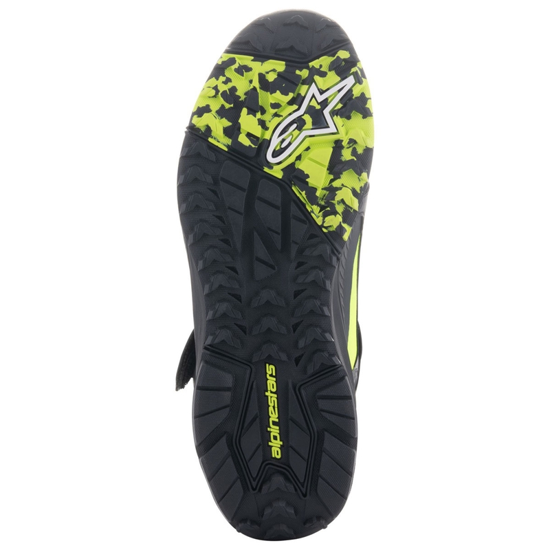 Alpinestars Speedstreet Black Lime Blue Motociklu zābaki